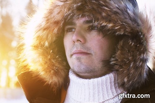 Collection of people a man in a fur coat skin warm clothing 25 HQ Jpeg