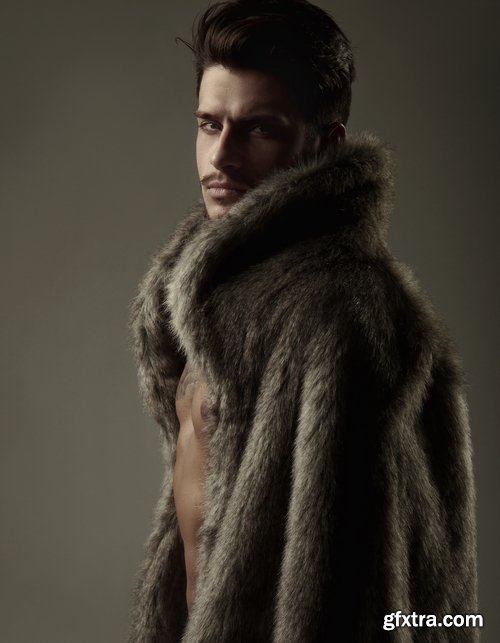 Collection of people a man in a fur coat skin warm clothing 25 HQ Jpeg