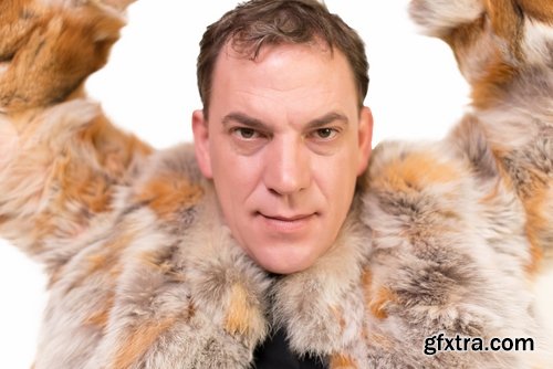 Collection of people a man in a fur coat skin warm clothing 25 HQ Jpeg