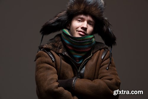 Collection of people a man in a fur coat skin warm clothing 25 HQ Jpeg