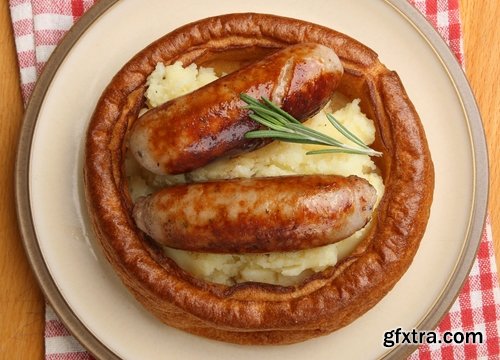 Collection Sausage BBQ sausages mashed puree 25 HQ Jpeg