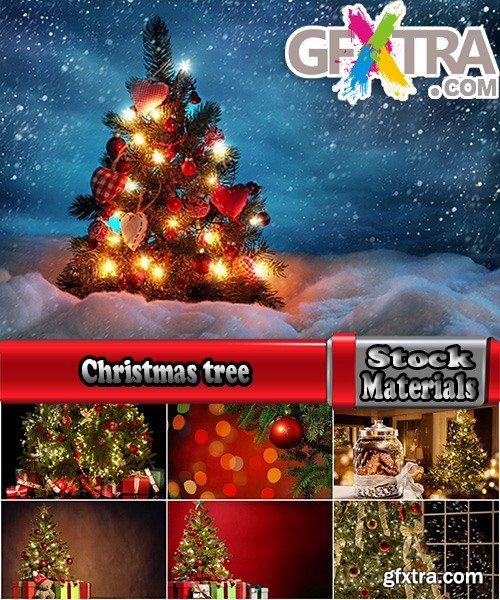 Christmas tree Collection of toy New Year Christmas Interior 25 HQ Jpeg