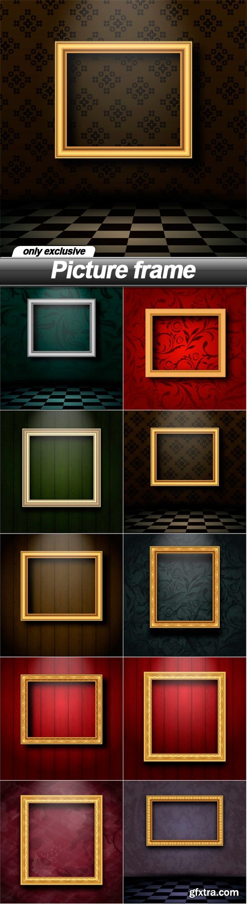 Picture frame - 10 EPS