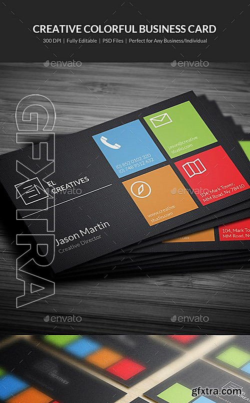 GraphicRiver - Bundle - Creative Colorful Business Cards - 152 13435331