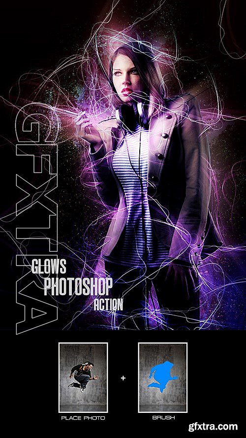 GraphicRiver - Glows - Photoshop Action 12323946