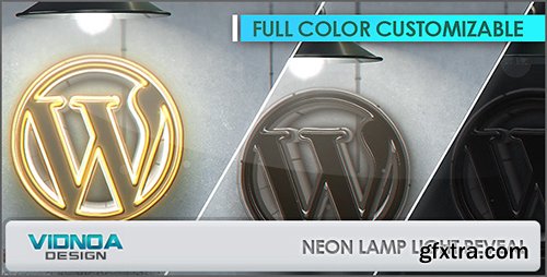 Videohive Neon Lamp Light Reveal 6485949