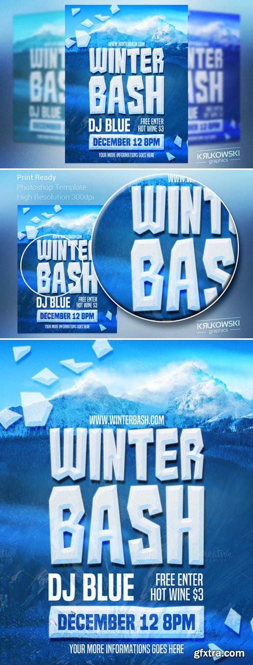 CM - Winter Bash Flyer Template 440462