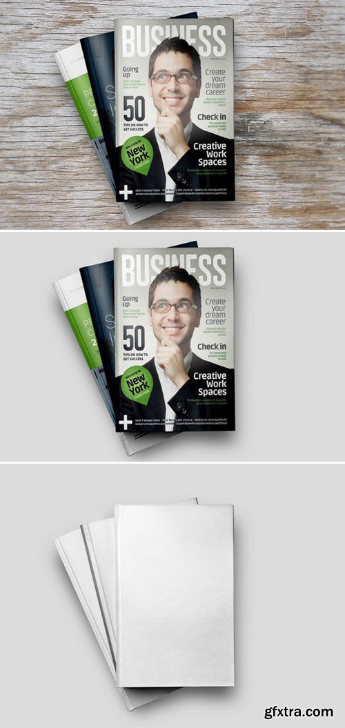 CM - Book Magazine Brochure Mock up 4 412757