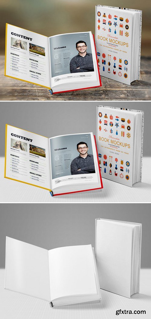 CM - Book Magazine Brochure Mock up 5 412758