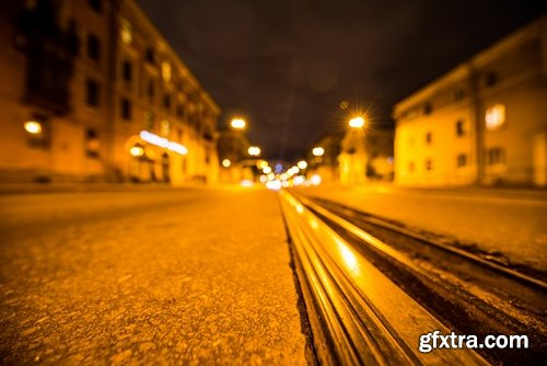 Collection night city bridge a sign advertising a fire lantern light on a wet window glass 25 HQ Jpeg