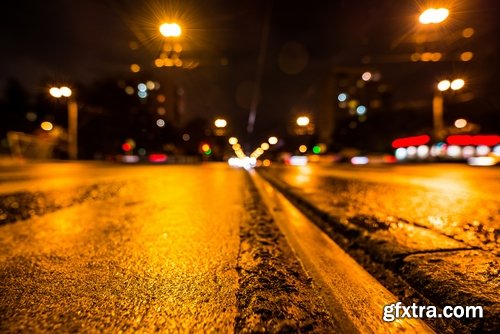 Collection night city bridge a sign advertising a fire lantern light on a wet window glass 25 HQ Jpeg