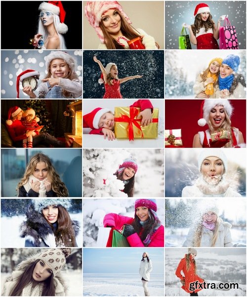 Collection of winter woman coat warm clothing snow holiday joy 25 HQ Jpeg