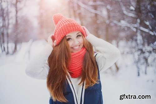 Collection of winter woman coat warm clothing snow holiday joy 25 HQ Jpeg