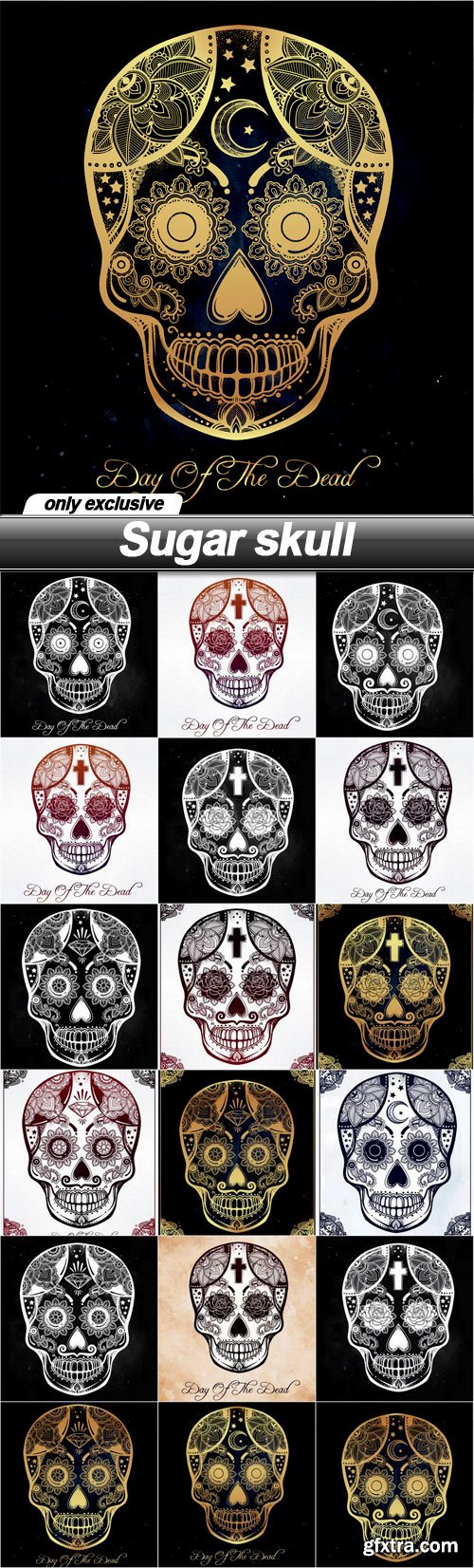 Sugar skull - 18 EPS