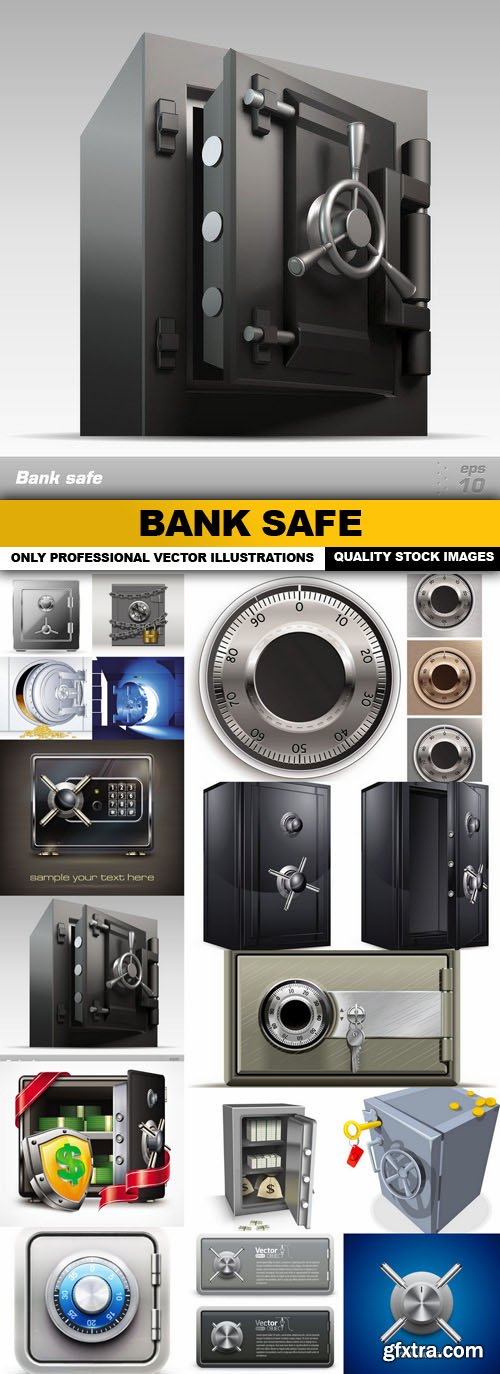 Bank Safe - 15 Vector