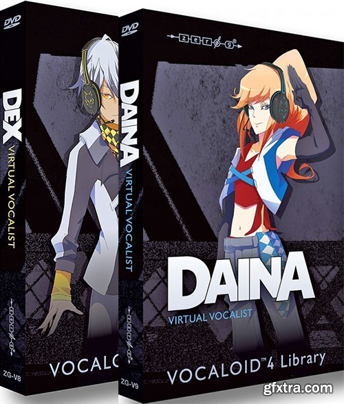 Zero-G Dex and Daina for Vocaloid4FE-AlexVox