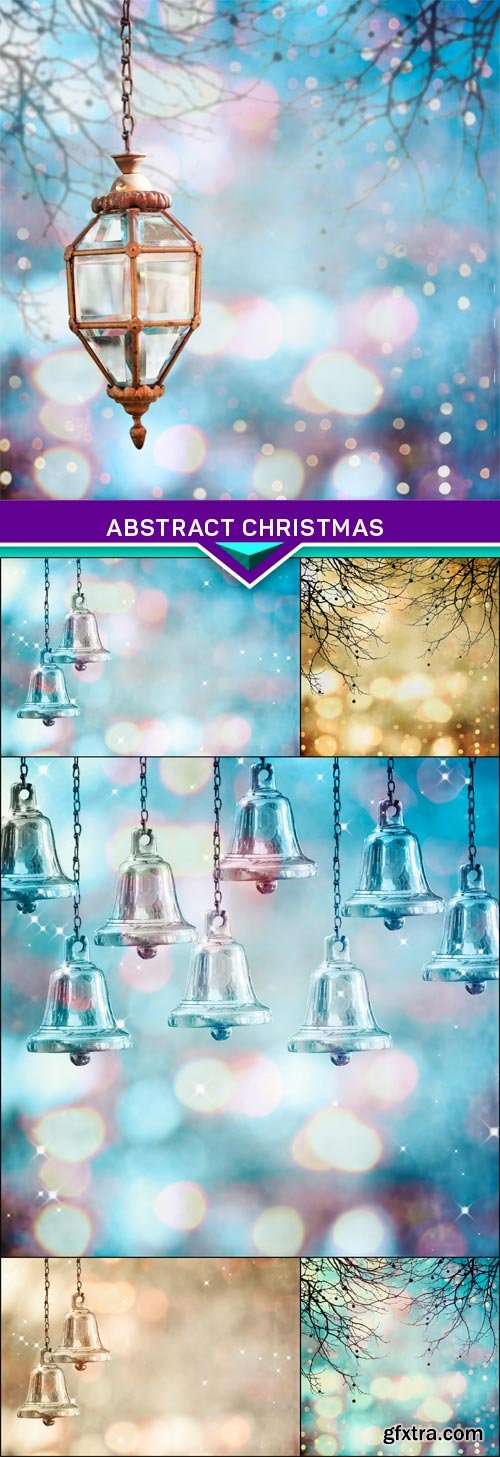 Abstract christmas lights on background  6x JPEG