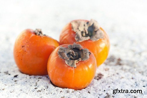 Fruits on the snow