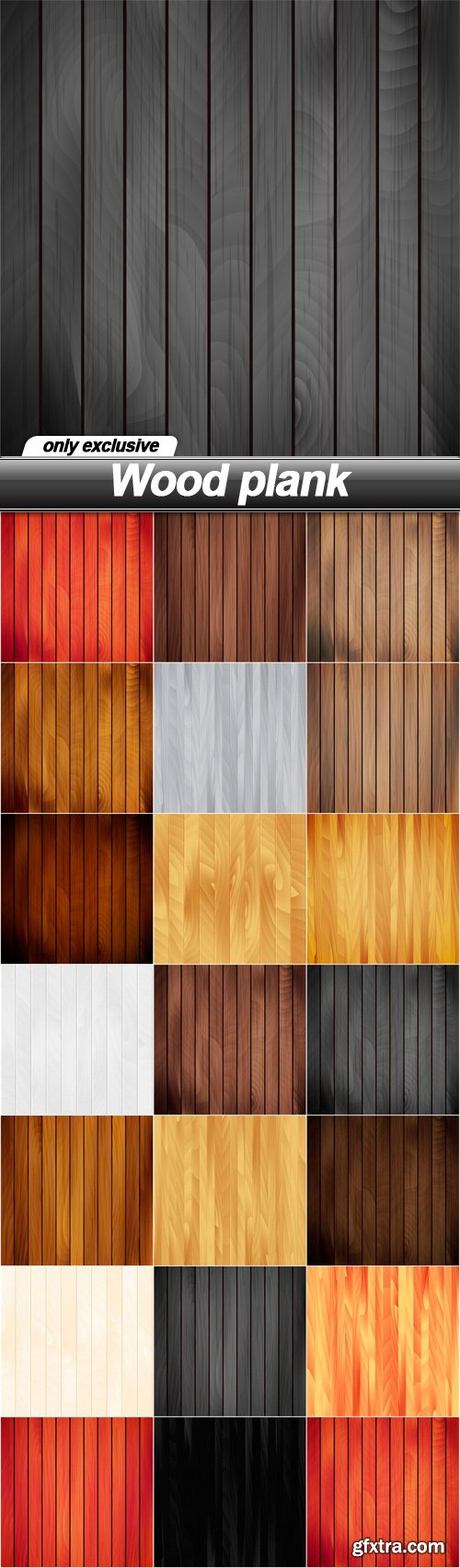 Wood plank - 20 EPS