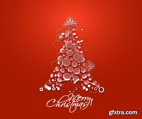 Christmas tree and the inscription in 2016 vector