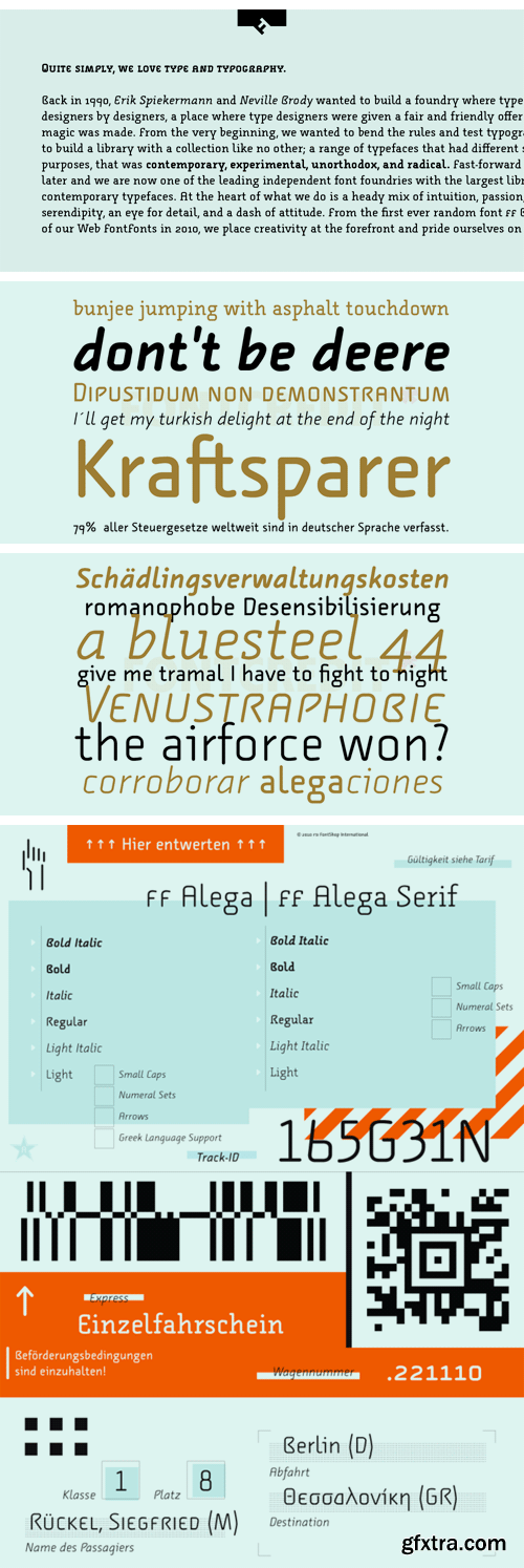 FF Alega Serif Font Family