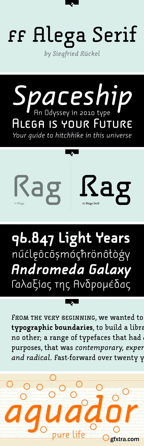 FF Alega Serif Font Family