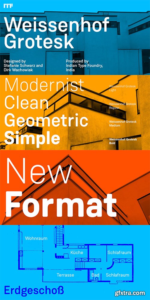 Weissenhof Grotesk Font Family - 8 FONTS$352