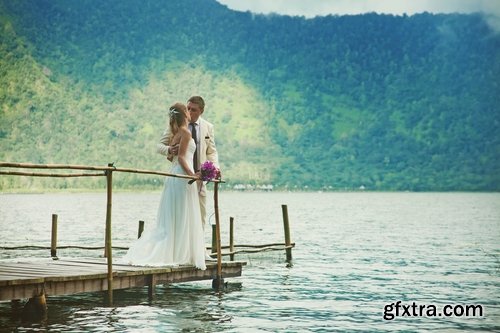 Collection of wedding the bride and groom in the mountains nature landscape wedding celebration 25 HQ Jpeg