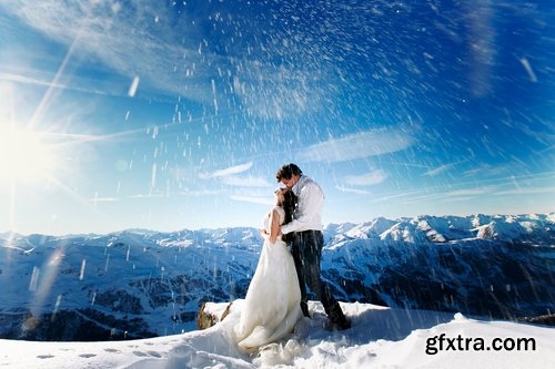 Collection of wedding the bride and groom in the mountains nature landscape wedding celebration 25 HQ Jpeg