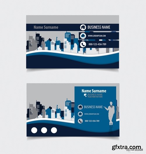 Collection of vector image flyer banner brochure business card 9-25 Eps