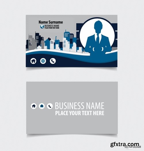 Collection of vector image flyer banner brochure business card 9-25 Eps