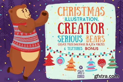 Creativemarket Christmas Creators Bundle 448113