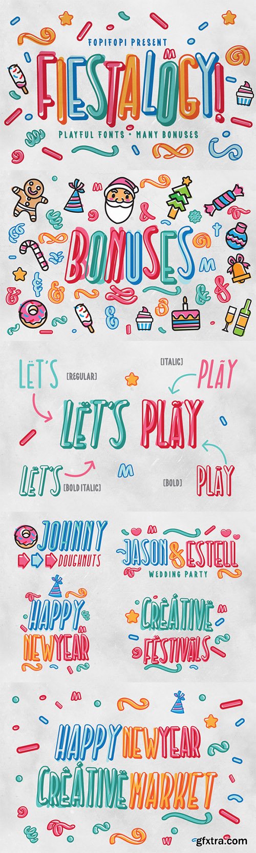 Creativemarket FIESTALOGY! Font 448451