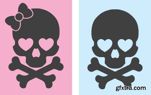 Skull pop art