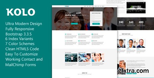 ThemeForest - Kolo v1.0 - Premium Startup Landing Page - 13230332