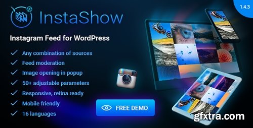 CodeCanyon - Instagram WordPress Gallery Widget - InstaShow v1.4.2 - 13004086