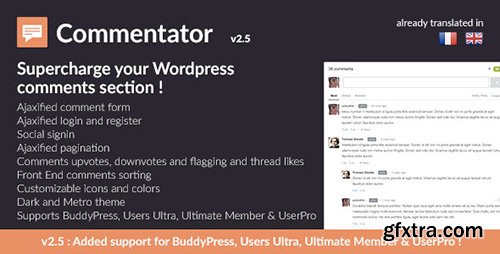 CodeCanyon - Commentator v2.5.2 - Wordpress Plugin - 6425752