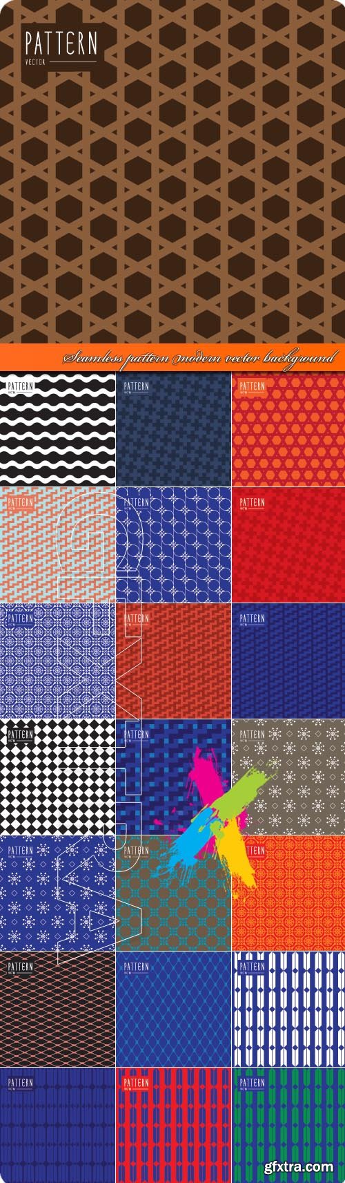 Seamless pattern modern vector background