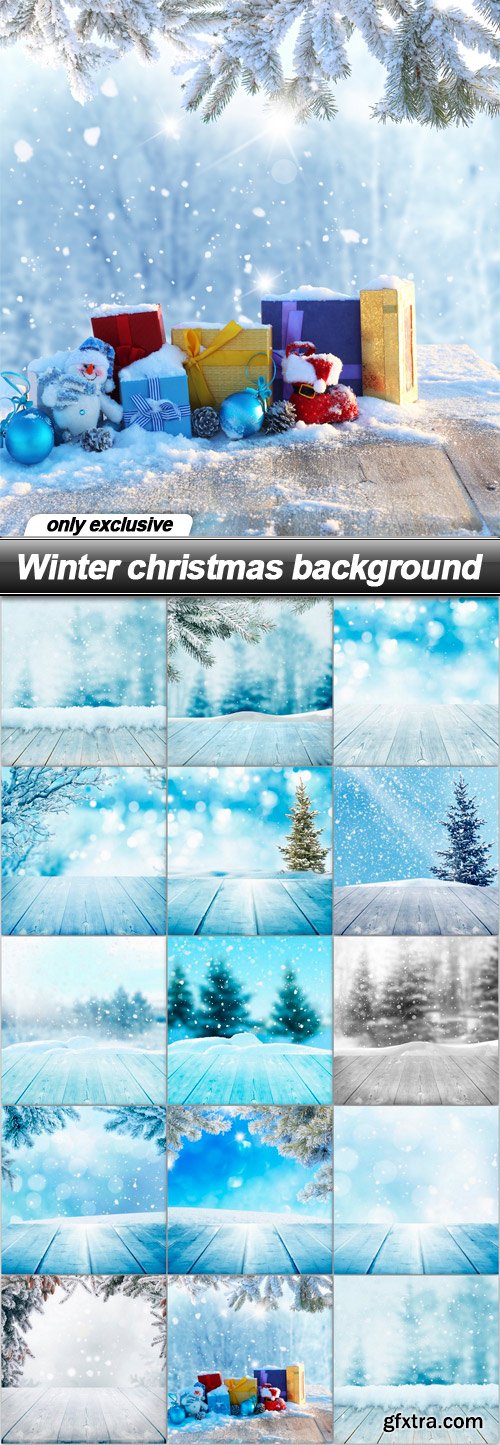 Winter christmas background - 14 UHQ JPEG