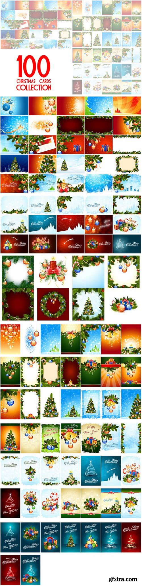 CM - 100 Christmas Cards Collection 449039