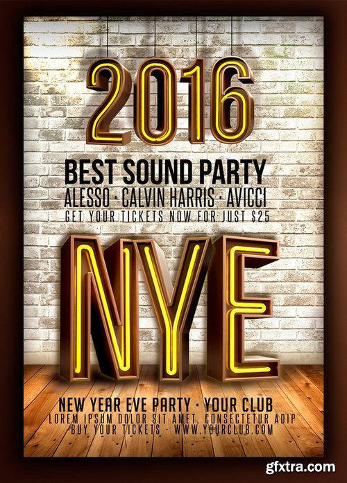 CM - New Year's Eve 2016 Flyer 449713