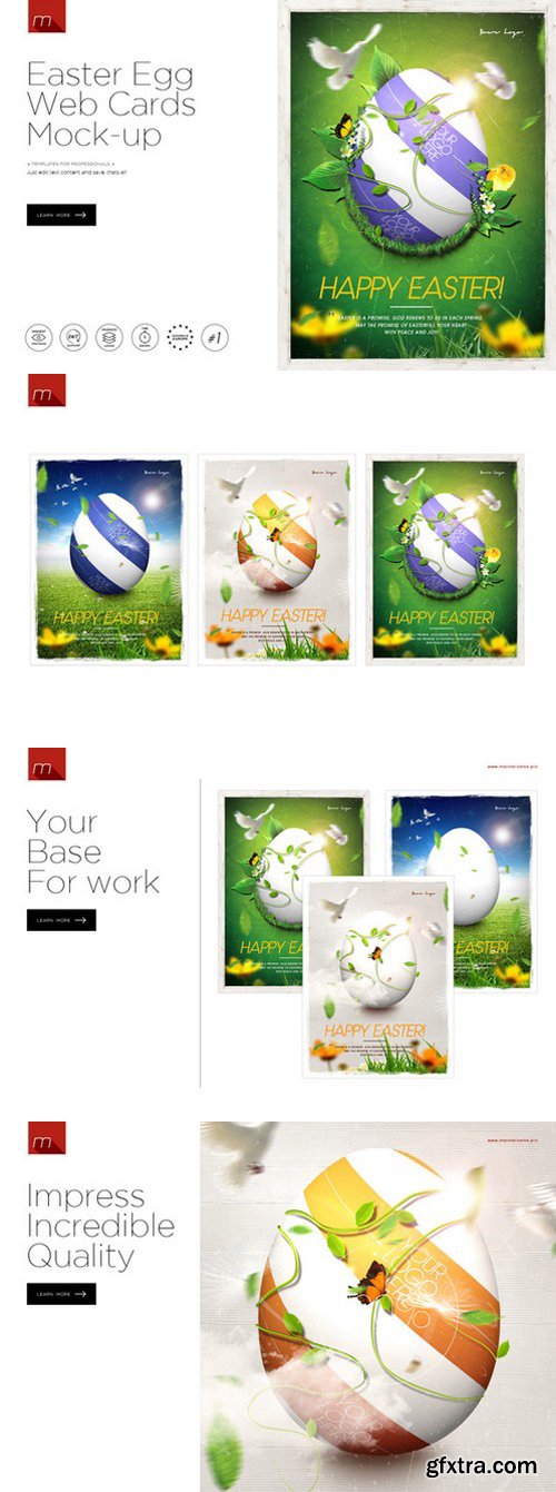 CM - Easter Egg Web Cards Mock-up 450123