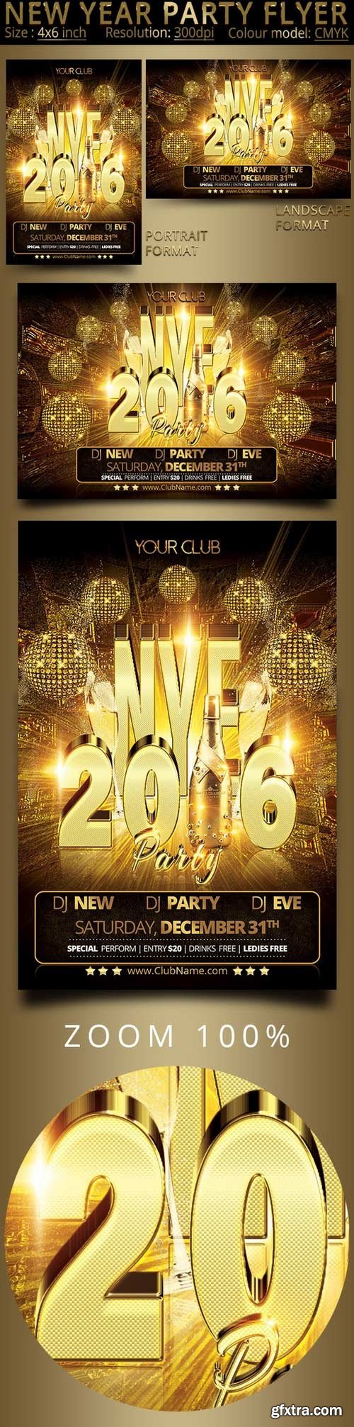 CM - New Year Party Flyer 449602