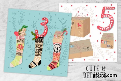 CM - PRINTABLE Christmas Advent Calendar 449346