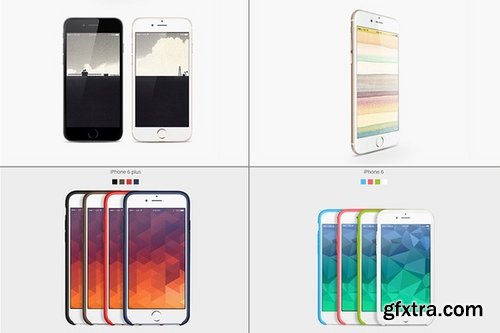 CM - iPhone 6 & plus mockups pack 91478