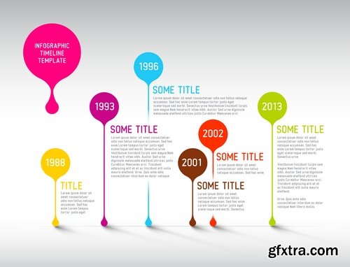 CM - Vector Timeline Template 365425