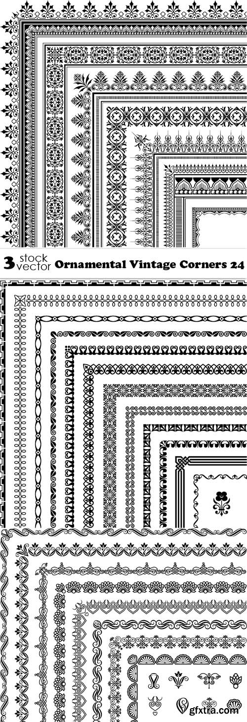 Vectors - Ornamental Vintage Corners 24