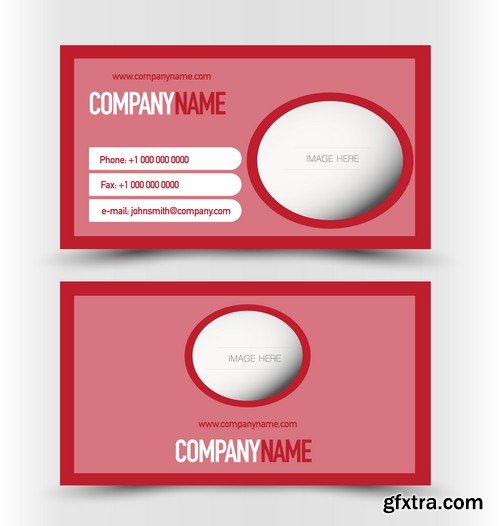 Stock Vectors - Business Card Template 10, 25xEPS