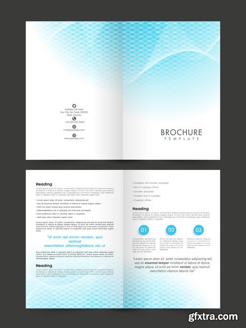 Stock Vectors - Business Flyer Template 10, 25xEPS