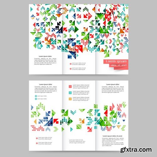 Stock Vectors - Business Flyer Template 10, 25xEPS